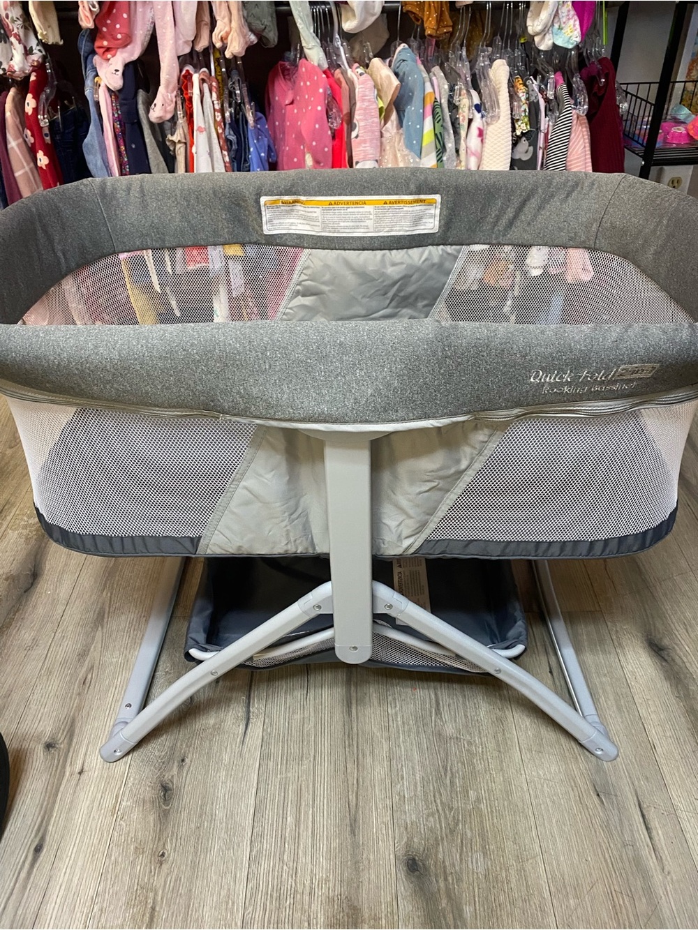 Baby Trend Quick-Fold 2-in-1 Rocking Bassinet